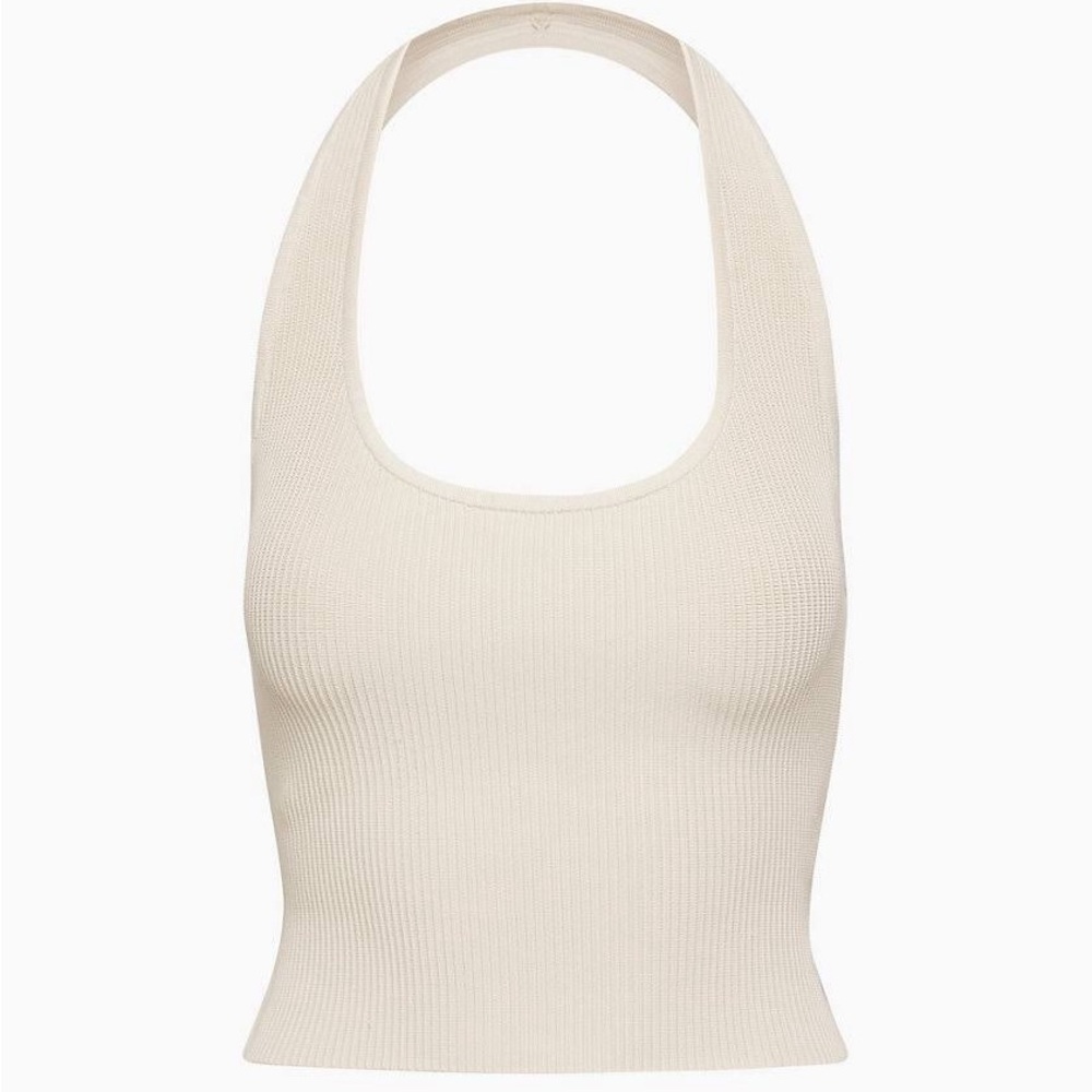 *SOLD* ARITZIA BABATON SCULPT KNIT HALTER BACKLESS TOP
